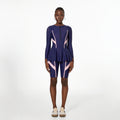Swimsuit for Women Siamese Conservative Swimwear Long Sleeve Sun Protection Spring Museum Special Popular Swimsuit
