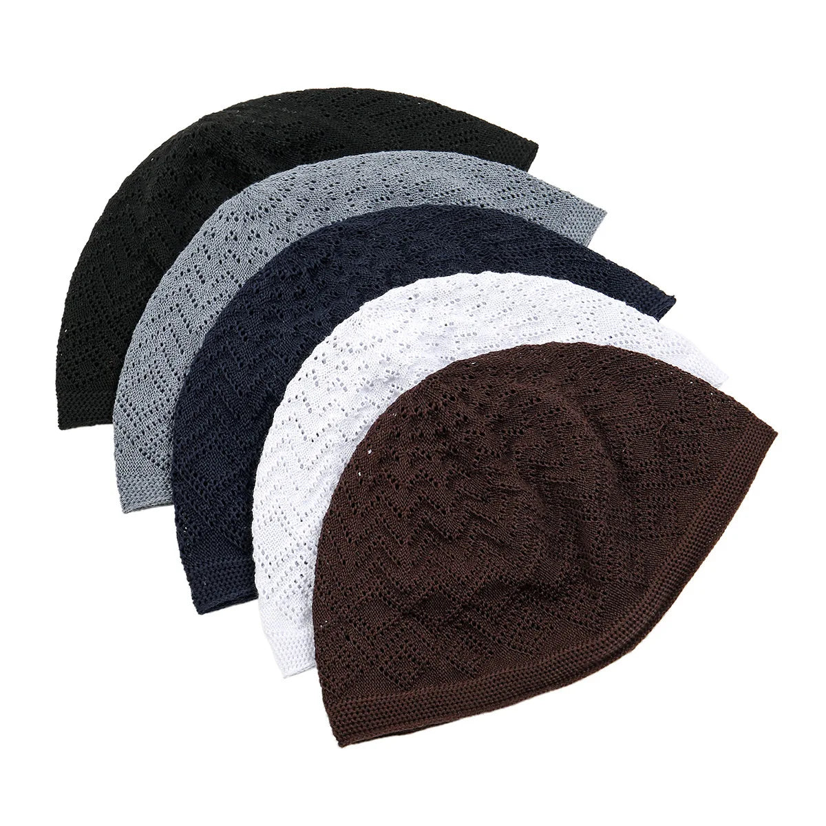 Knitted Prayer Hats Sephardic Takke Peci Skull Cap Jewish India Caps full and deep Men's Kippah Homme Hat