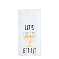 Jewish Tea Towel Jewish Kitchen Decor Rosh Hashanah Kitchen Decor Hanukkah Dishtowel Housewarming Hostess Gift Shabbat Shalom