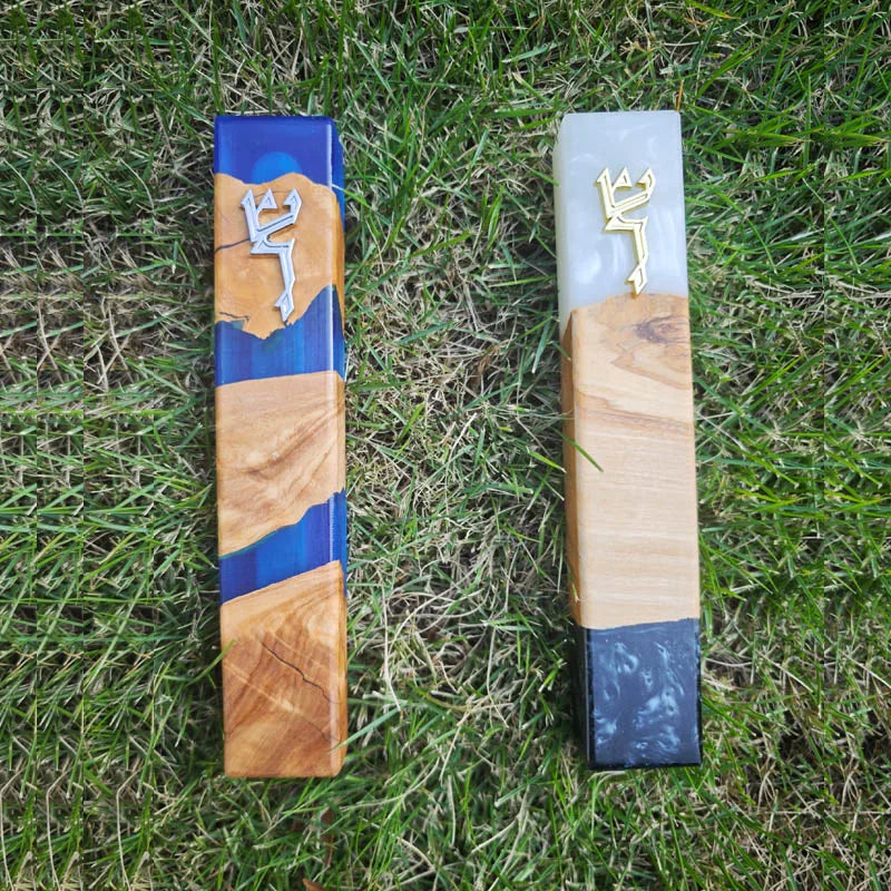 Hebrew Shin for Mezuzah Hebrew Letter 5pcs A Set Silver Mezuzah Shin for Mezuzah Case Metal Israel Judaism Shin Jewish Gift