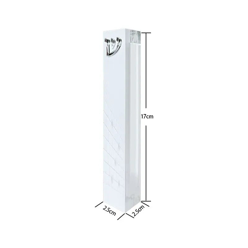 Judaica Western Wall Illustration Mezuzah Case with Silver Logo Jewish Mezuzah Scroll Holder with 3M Tape Home Decor Jewish Gift
