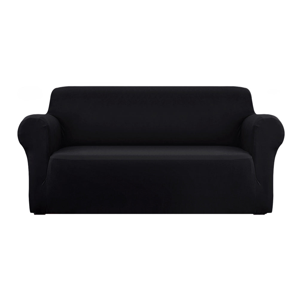 NNEDSZ Sofa Cover Elastic Stretchable Couch Covers Black 3 Seater