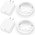 2Pack 20W Dual Port USB C Wall Charger USB A Quick Charging Block Plug with 6FT USB-C Cable for Android or iPhone16/15/15 Plus/15 Pro Max