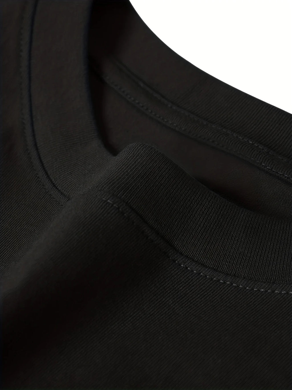 100% Pure Cotton Men's Long Sleeved Round Neck Loose Inspirational PSALMS 91 Printed Autumn and Winter Casual Versatile T-Shirt