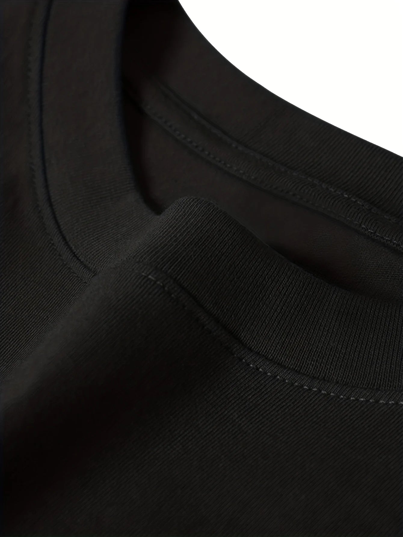 100% Pure Cotton Men's Long Sleeved Round Neck Loose Inspirational PSALMS 91 Printed Autumn and Winter Casual Versatile T-Shirt