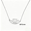 Jerusalem Holy Temple Stainless Steel Gold Color Beit HaMikdash Necklace  Necklaces Women Jewish Jewelry Gift