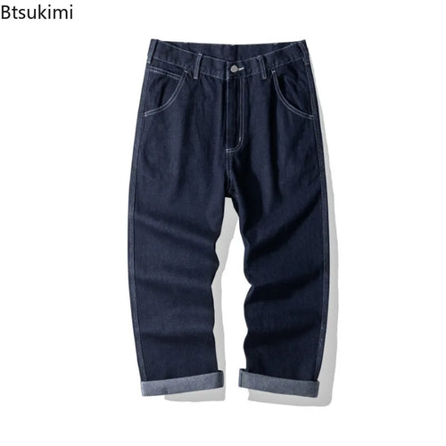 100% Cotton Original Color Canvas Pants for Men Loose Casual Workwear Pants Street Vintage Straight Leg Trouser Male Cargo Pants