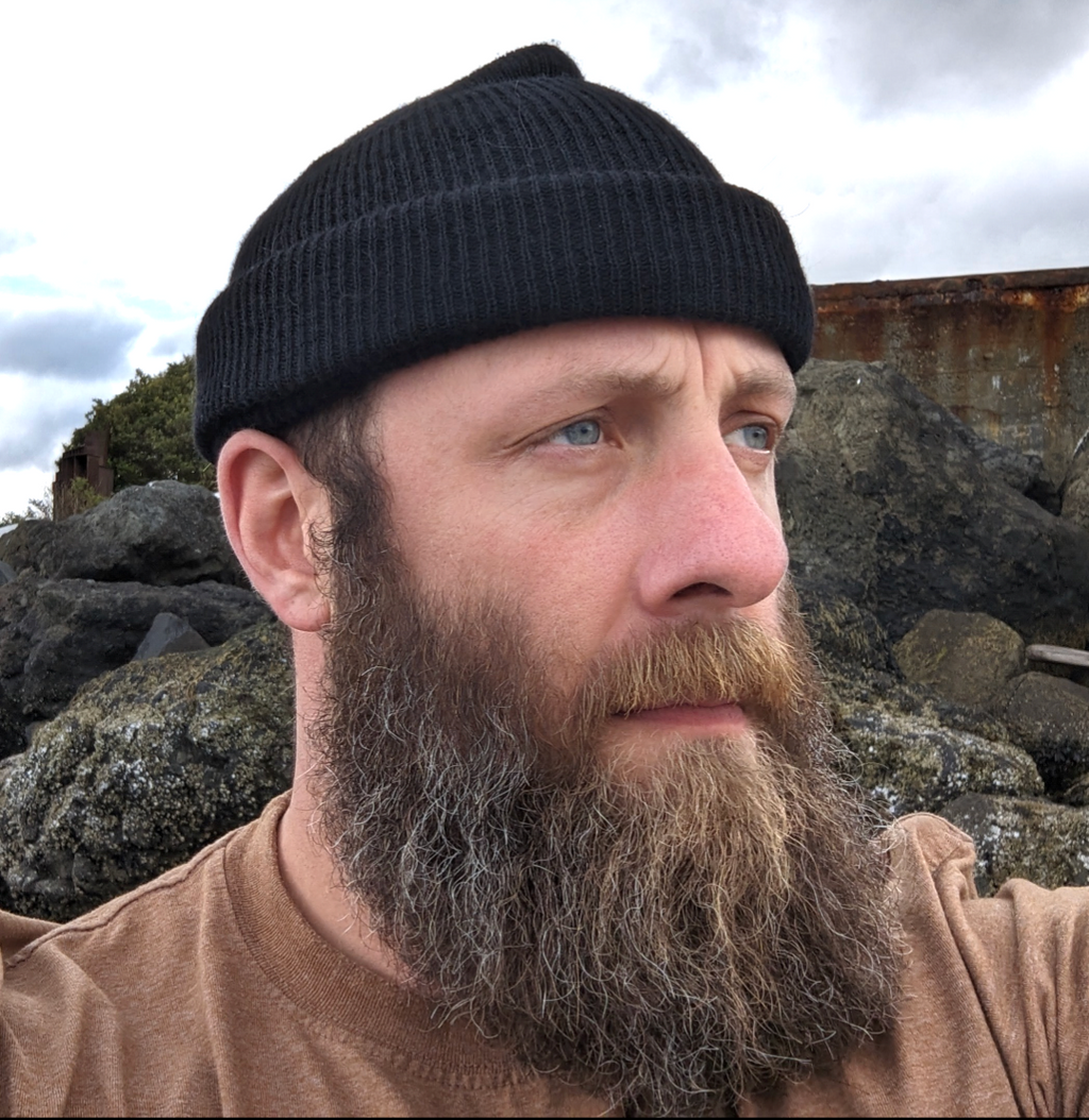 Black Wool Cap