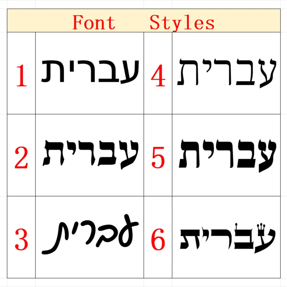 Israeli Jewelry Custom Hebrew Name Necklace Jewish Bat Mitzvah Gift Personalized Israelite Cursive Name Necklaces for Women Men