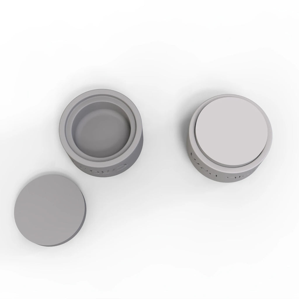 Jewish Gift Round Box Mold with Lid, Silicone Mold for Concrete & Candle Holder, Hebrew Engraved Decor DIY