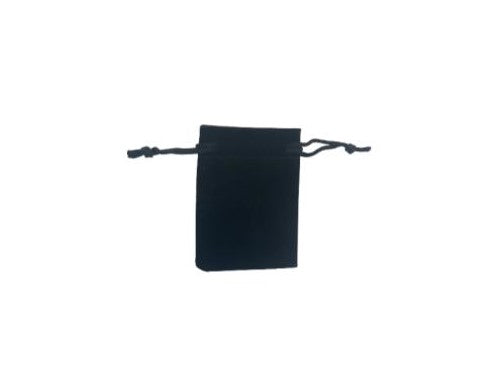 Black Square Double Cross Ring